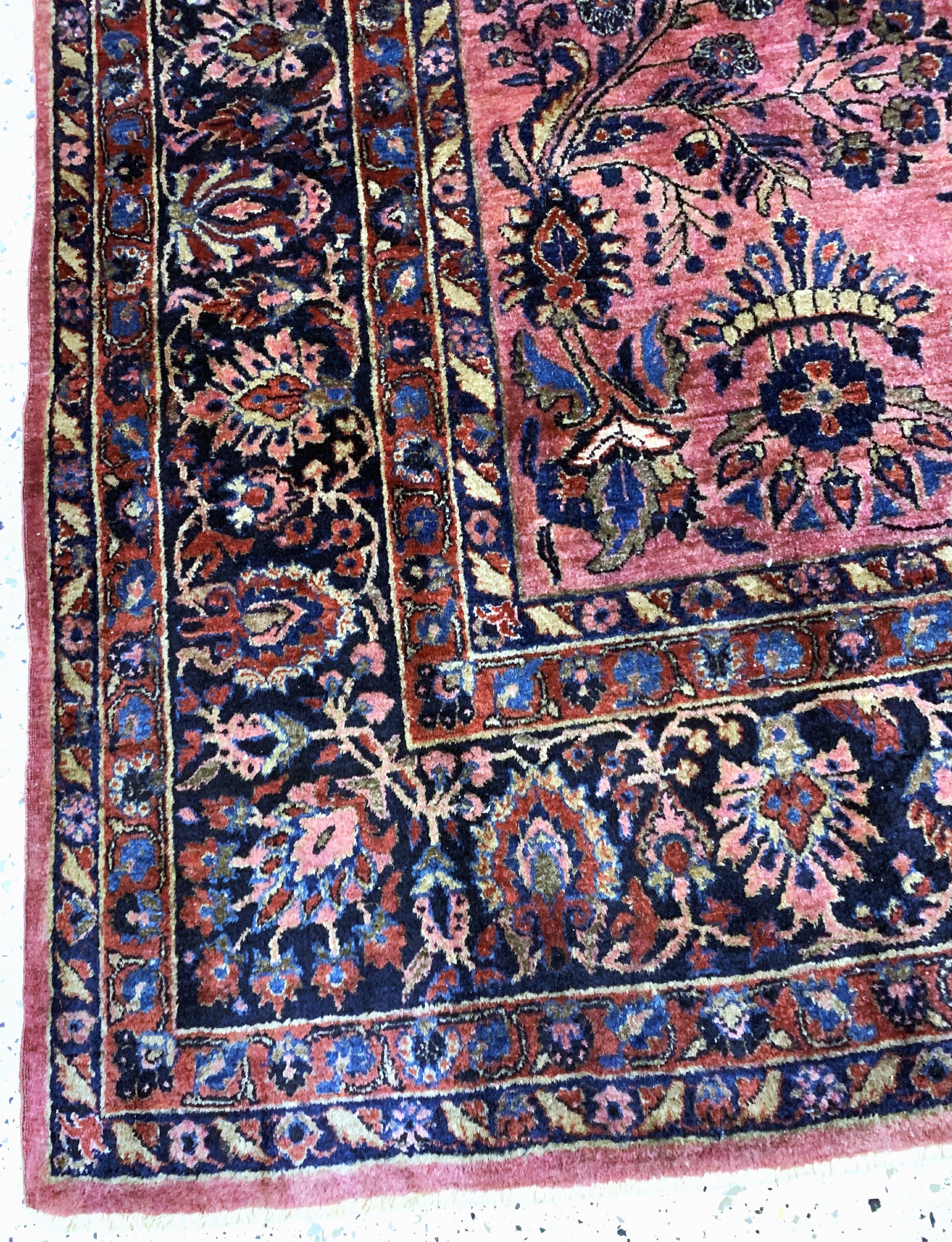 Detail c: Us Re-Import Sarogh antik, Persien, um 1900, Wolle auf Baumwolle, ca. 344 x 262 cm, EHZ: 2