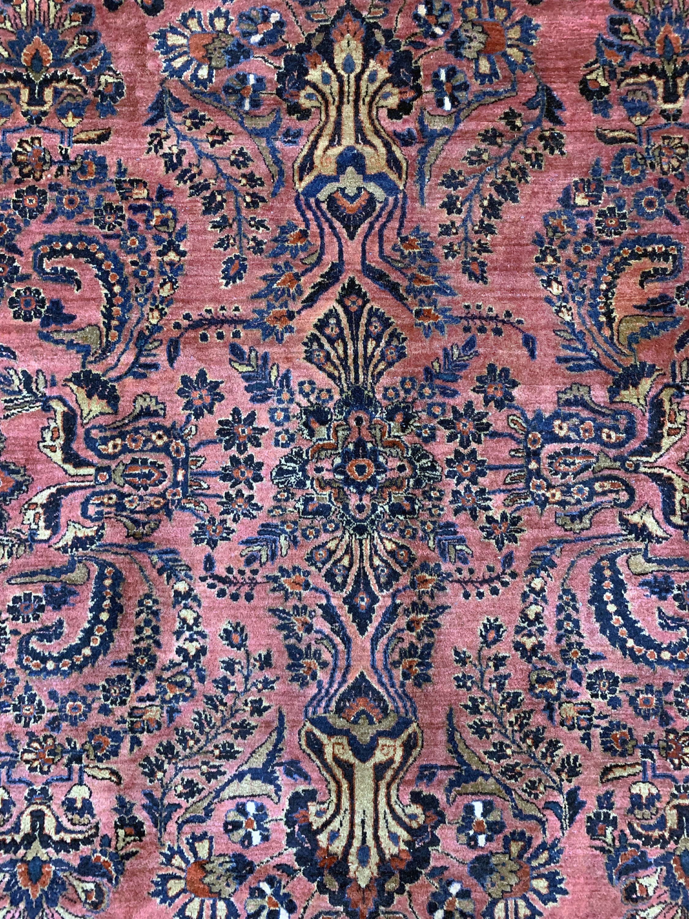 Detail e: Us Re-Import Sarogh antik, Persien, um 1900, Wolle auf Baumwolle, ca. 344 x 262 cm, EHZ: 2