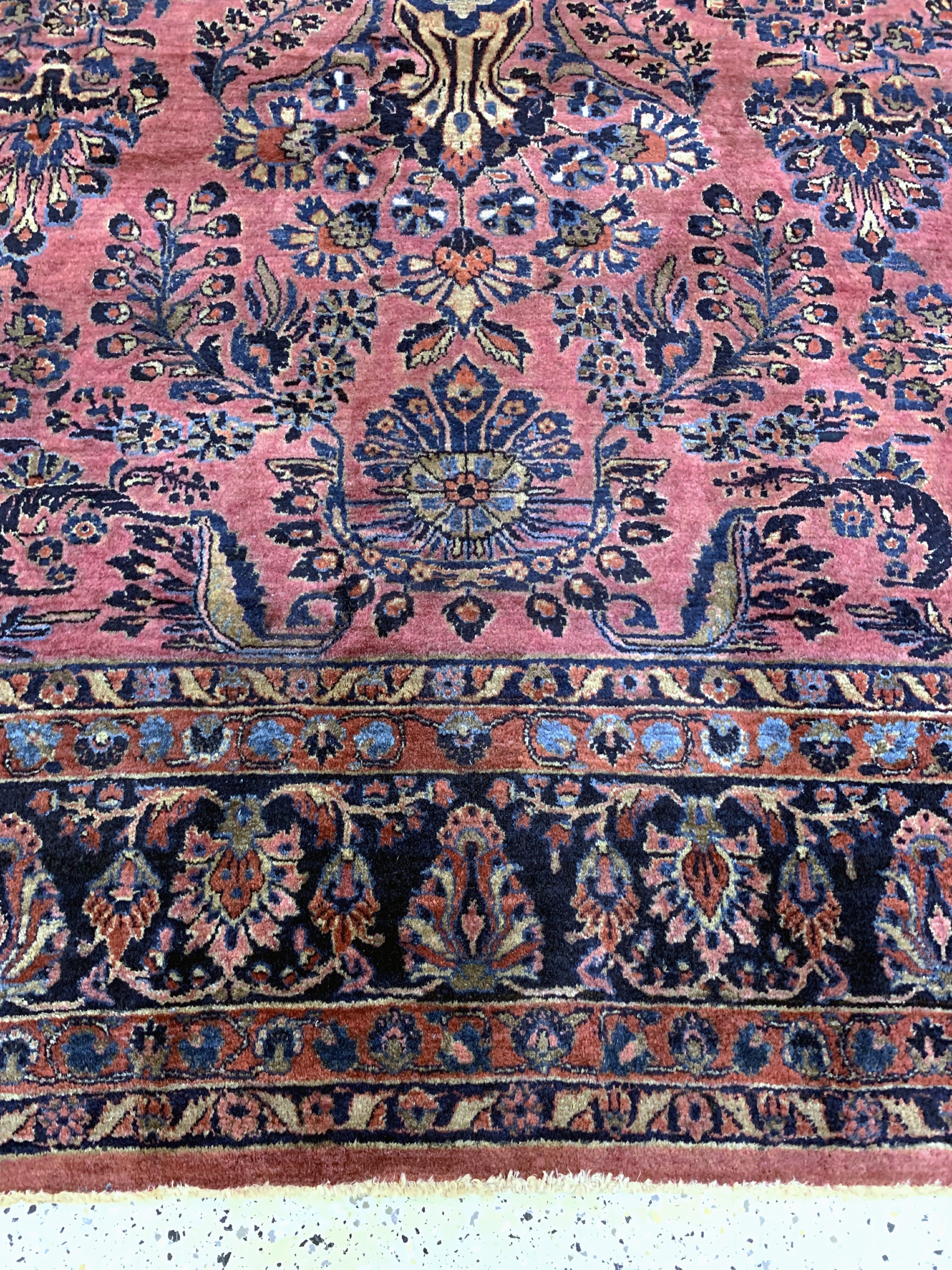 Detail h: Us Re-Import Sarogh antik, Persien, um 1900, Wolle auf Baumwolle, ca. 344 x 262 cm, EHZ: 2