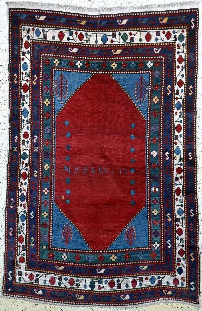 Image Antiker Kazak, Kaukasus, Anfang 20.Jhd, Wolle auf Baumwolle, ca. 200 x 135 cm, EHZ: 2-3