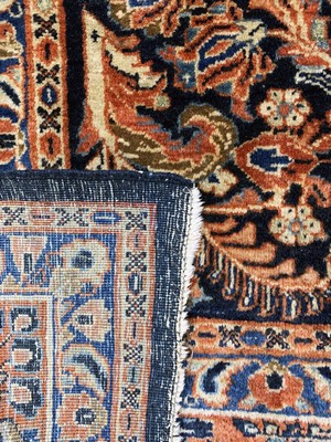 27035052j - Us Re-Import Sarogh antik, Persien, um 1900, Wolle auf Baumwolle, ca. 360 x 270 cm, ...