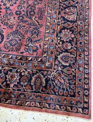 27035054g - Us Re-Import Sarogh antik, Persien, um 1900, Wolle auf Baumwolle, ca. 344 x 262 cm, ...