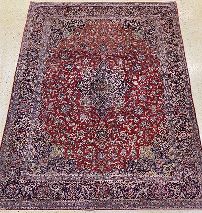 Image Keschan Kork fein, Persien, Anfang 20.Jhd, Korkwolle auf Baumwolle, ca. 420 x 320 cm, ...