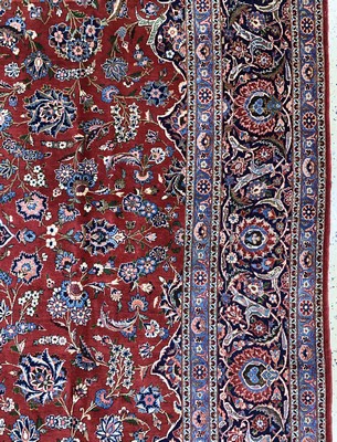 27035056f - Keschan Kork fein, Persien, Anfang 20.Jhd, Korkwolle auf Baumwolle, ca. 420 x 320 cm, ...