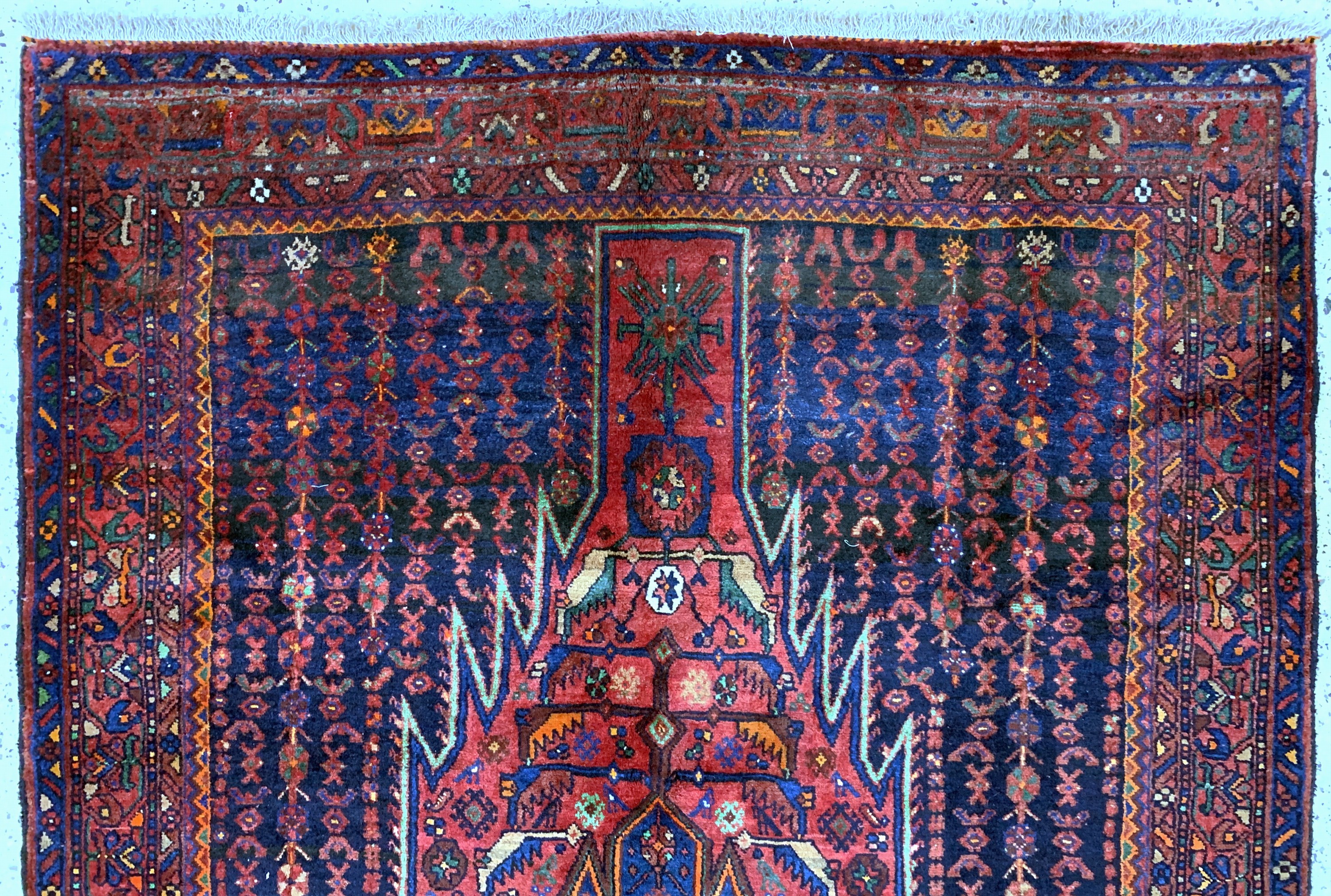 Detail a: Kordi Bidjar, Persien, Mitte 20.Jhd, Wolle auf Baumwolle, ca. 309 x 163 cm, EHZ: 2