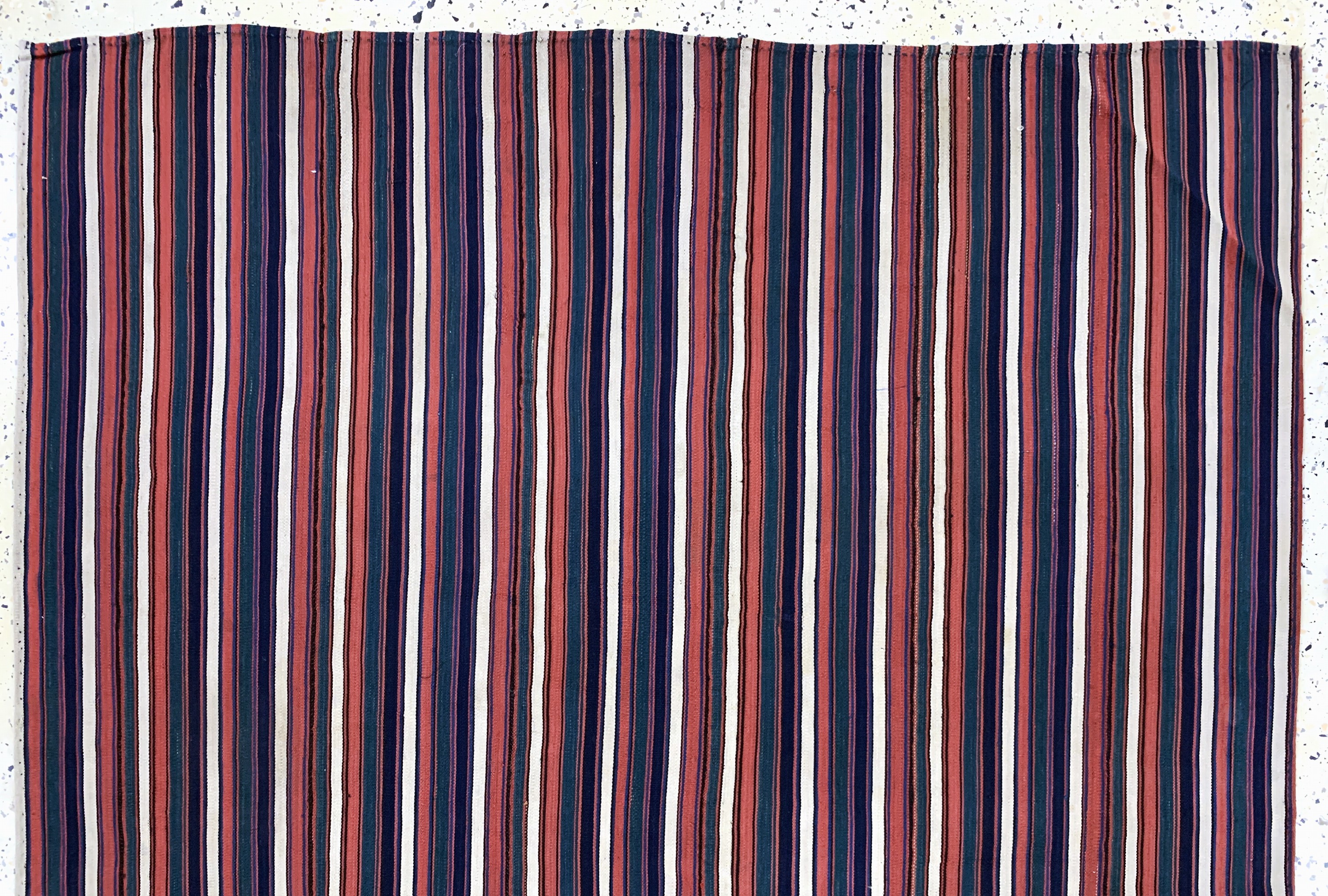 Detail a: "Djajim"Nomaden-Decke, Persien, Anfang 20.Jhd, Wolle auf Wolle, ca. 200 x 143 cm, (7 Bahnig), EHZ: 2