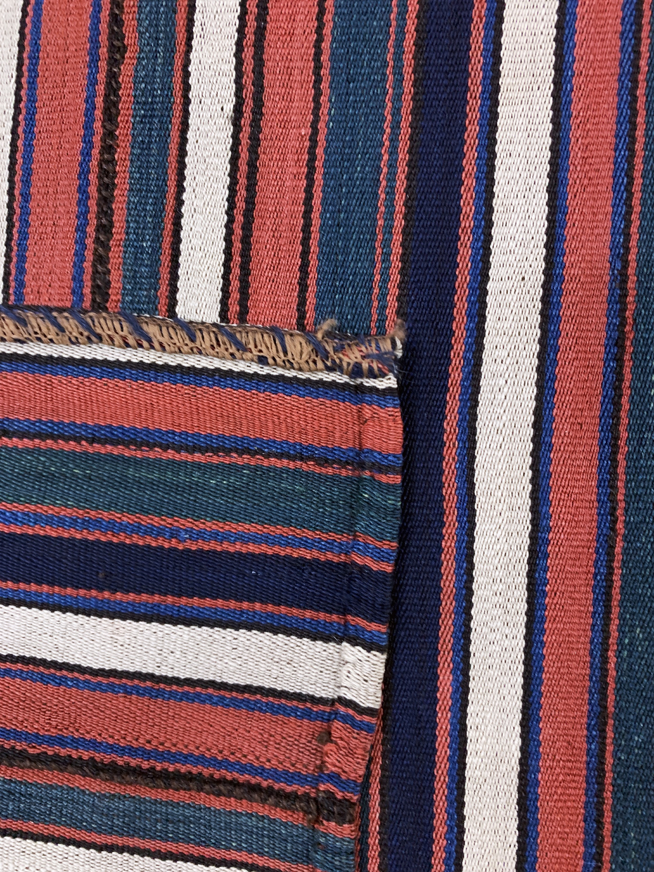 Detail d: "Djajim"Nomaden-Decke, Persien, Anfang 20.Jhd, Wolle auf Wolle, ca. 200 x 143 cm, (7 Bahnig), EHZ: 2