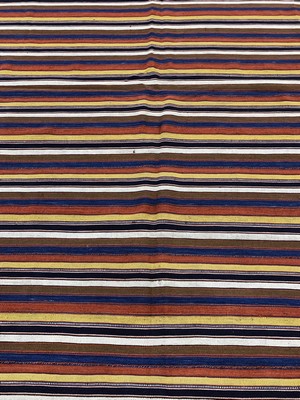 27035189c - ´Djajim´Nomaden-Decke, Persien, Anfang 20.Jhd, Wolle auf Wolle, ca. 205 x 205 cm, (8 ...