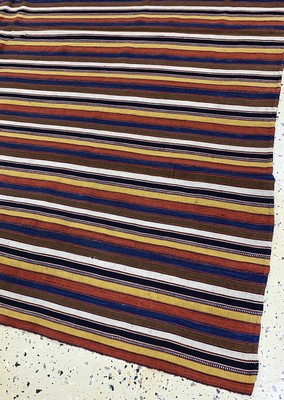 27035189d - ´Djajim´Nomaden-Decke, Persien, Anfang 20.Jhd, Wolle auf Wolle, ca. 205 x 205 cm, (8 ...