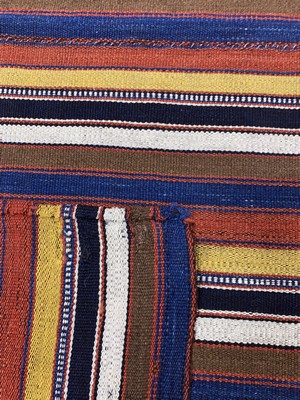 27035189f - ´Djajim´Nomaden-Decke, Persien, Anfang 20.Jhd, Wolle auf Wolle, ca. 205 x 205 cm, (8 ...