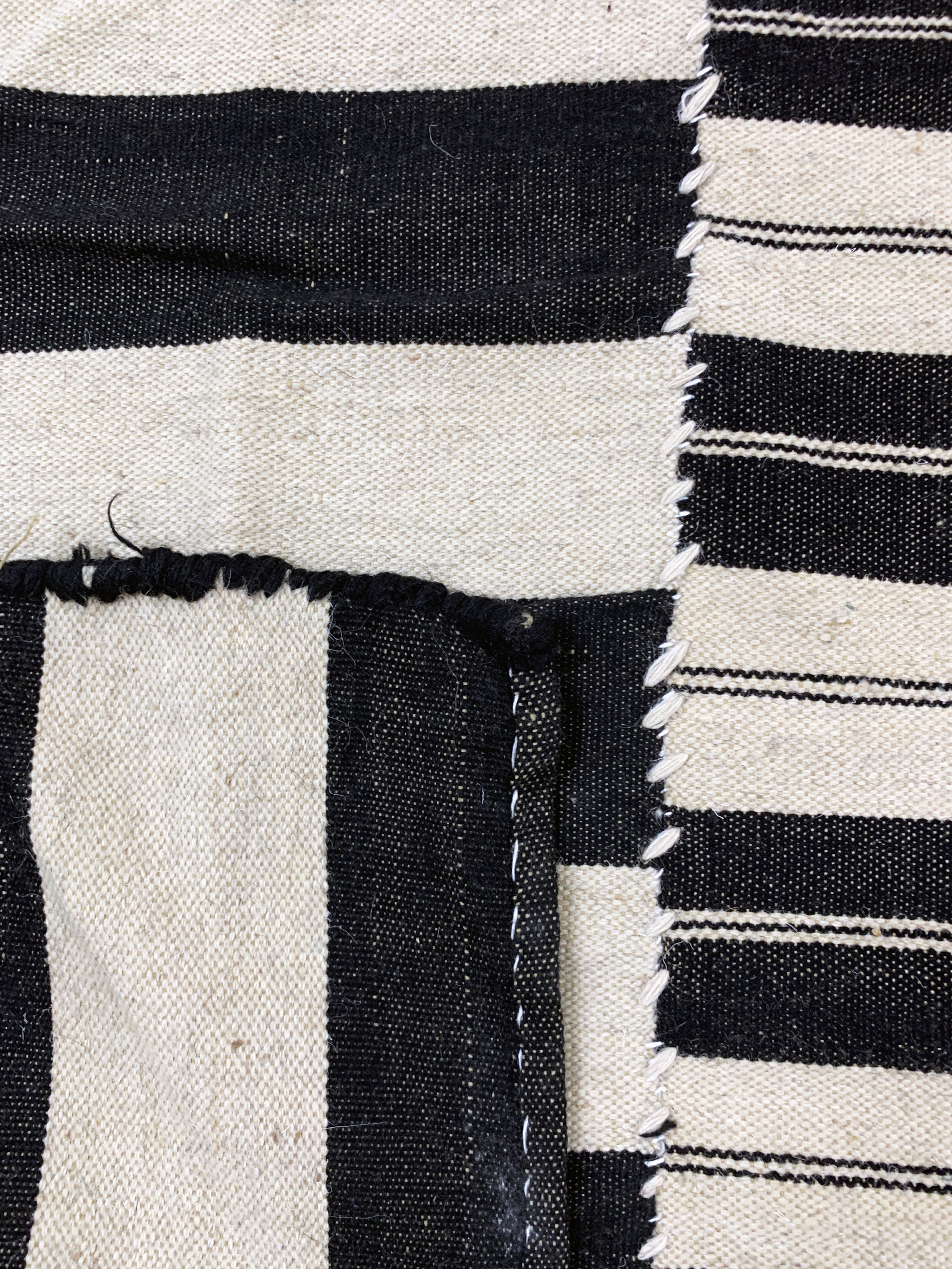 Detail h: Mazandaran Kelim(3 Bahnig), Persien, Anfang20.Jhd, Wolle auf Wolle, ca. 390 x 175 cm, EHZ: 2