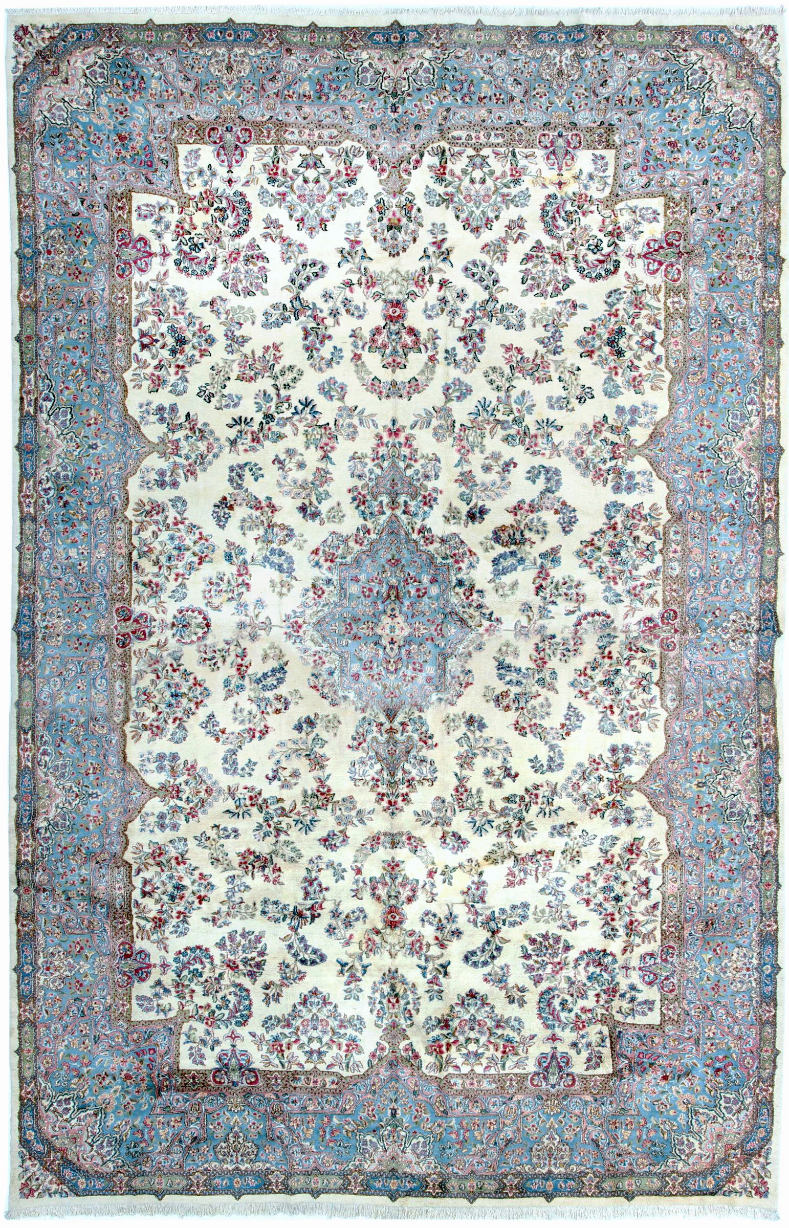 Image 27035290 - Kerman´Lawar´antik, Persien, um 1900, Wolleauf Baumwolle, ca. 580 x 330 cm, EHZ: ...