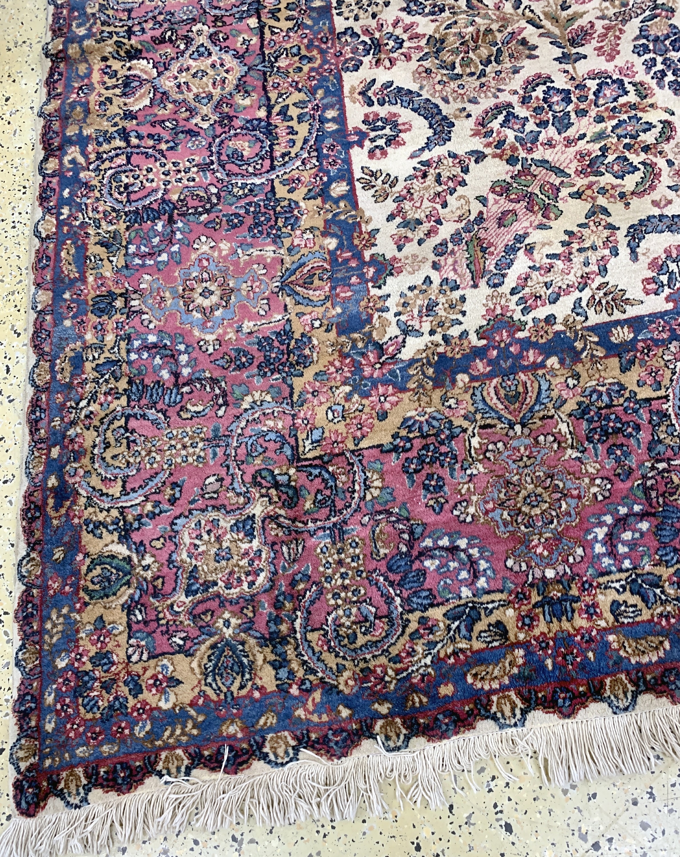Detail i: Kerman"Lawar"antik, Persien, um 1900, Wolleauf Baumwolle, ca. 460 x 310 cm, gereinigt, EHZ: 2