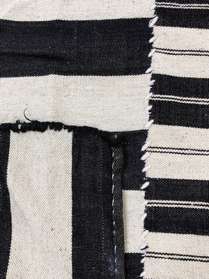 27035215h - Mazandaran Kelim(3 Bahnig), Persien, Anfang20.Jhd, Wolle auf Wolle, ca. 390 x 175 cm, ...