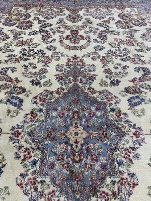 27035290j - Kerman´Lawar´antik, Persien, um 1900, Wolleauf Baumwolle, ca. 580 x 330 cm, EHZ: ...