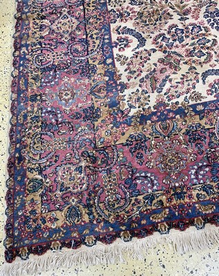 27035291i - Kerman´Lawar´antik, Persien, um 1900, Wolleauf Baumwolle, ca. 460 x 310 cm, gereinigt, ...