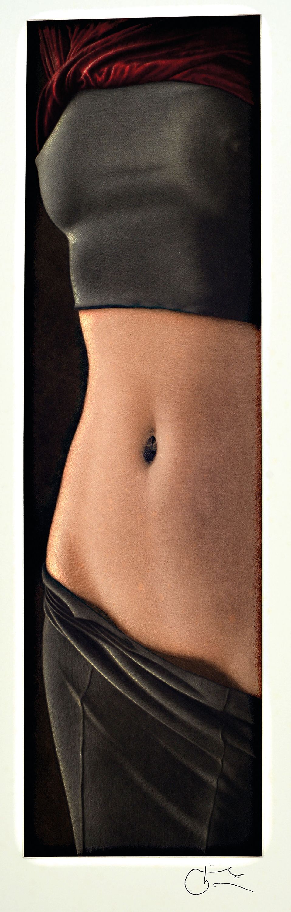 Image 27035331 - Willi Kissmer, 1951-2018, Langer Halbakt V, Radierung mit Stempelsignatur und ...