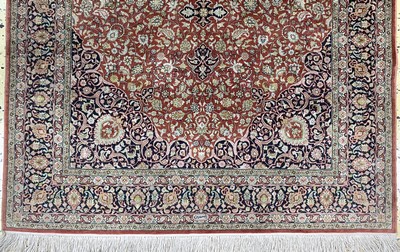 27035320b - Hereke Seide fein, China, Ende 20.Jhd, reine Naturseide, ca. 152 x 95 cm, ca. 1,0 Mio. ...