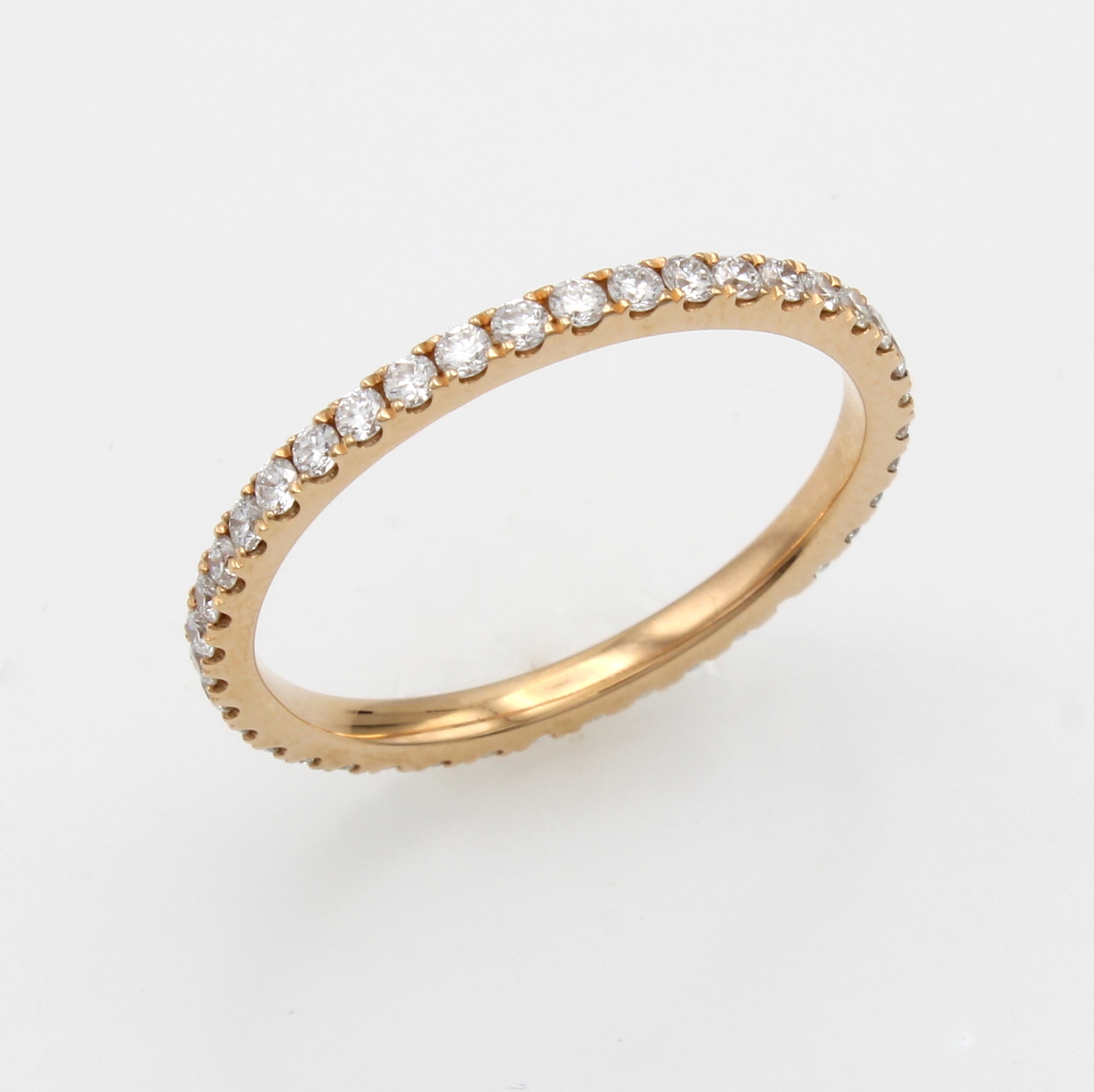 Image 27035456 - Memoryring mit Brillanten, RG 750/000, Brill. zus. ca. 0.52 ct feines Weiß/si, RW ca.55 ...