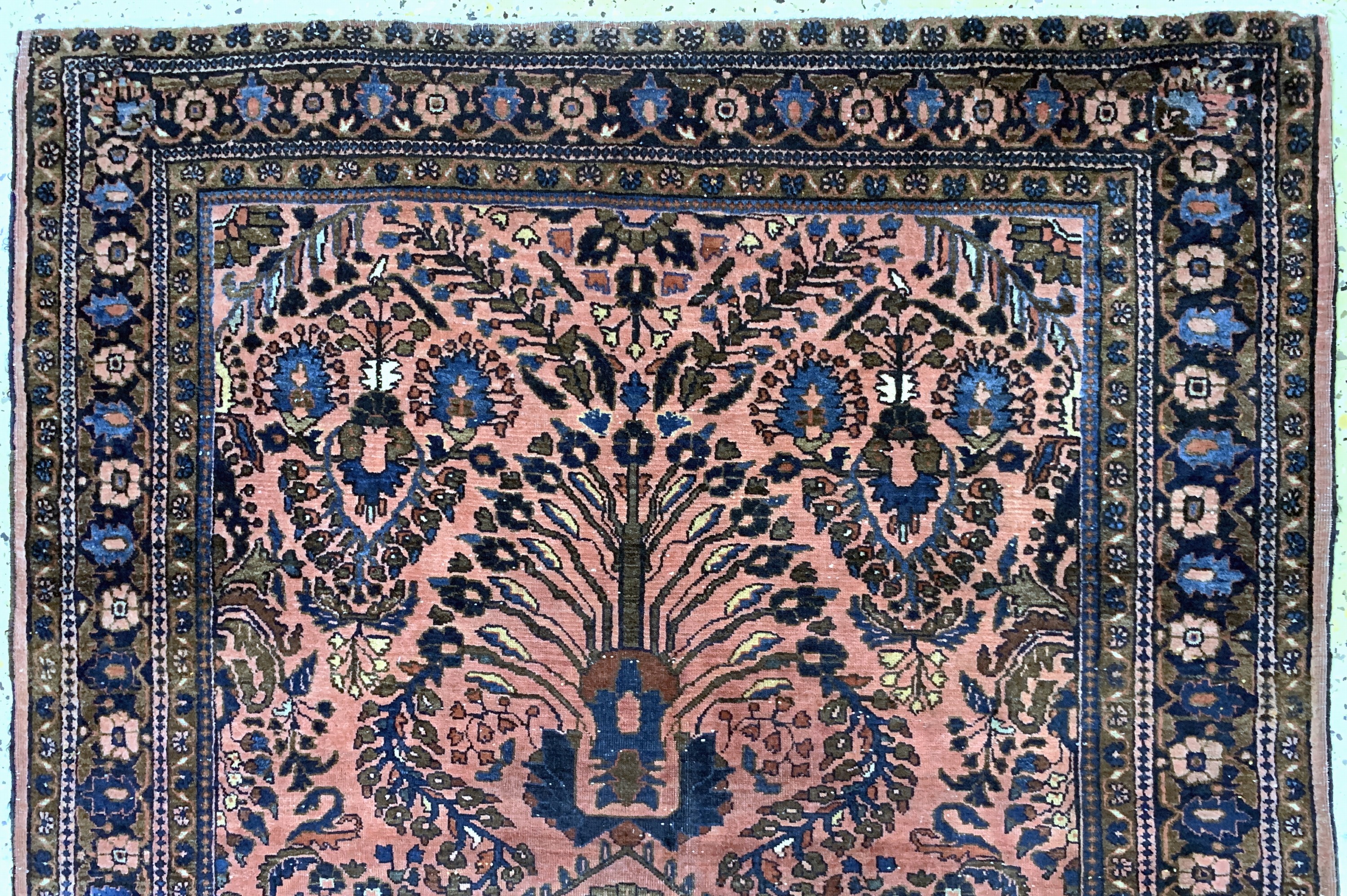 Detail a: Us Re-Import Sarogh, Persien, um 1900, Wolle auf Baumwolle, ca. 145 x 105 cm, EHZ: 3