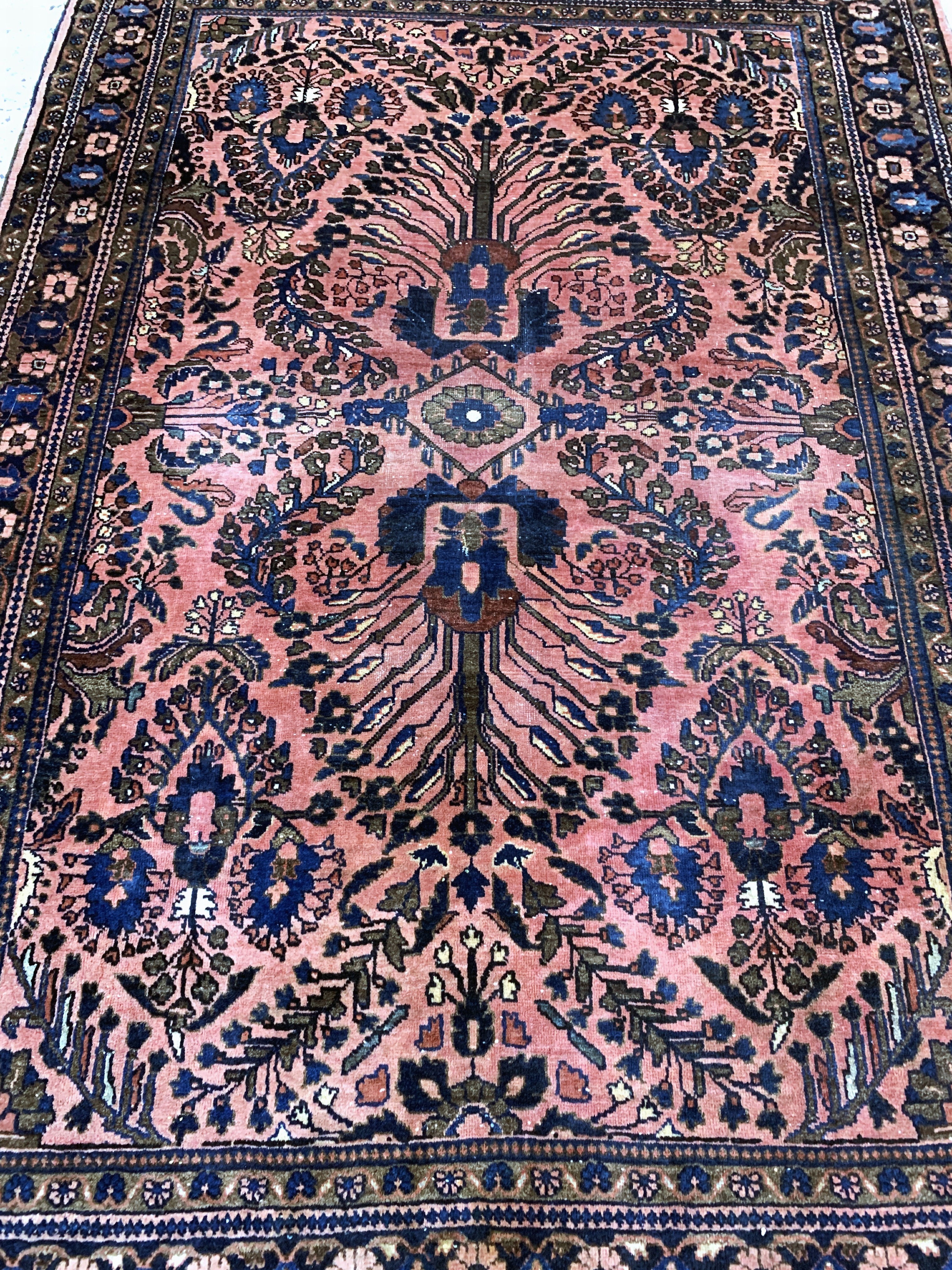 Detail c: Us Re-Import Sarogh, Persien, um 1900, Wolle auf Baumwolle, ca. 145 x 105 cm, EHZ: 3