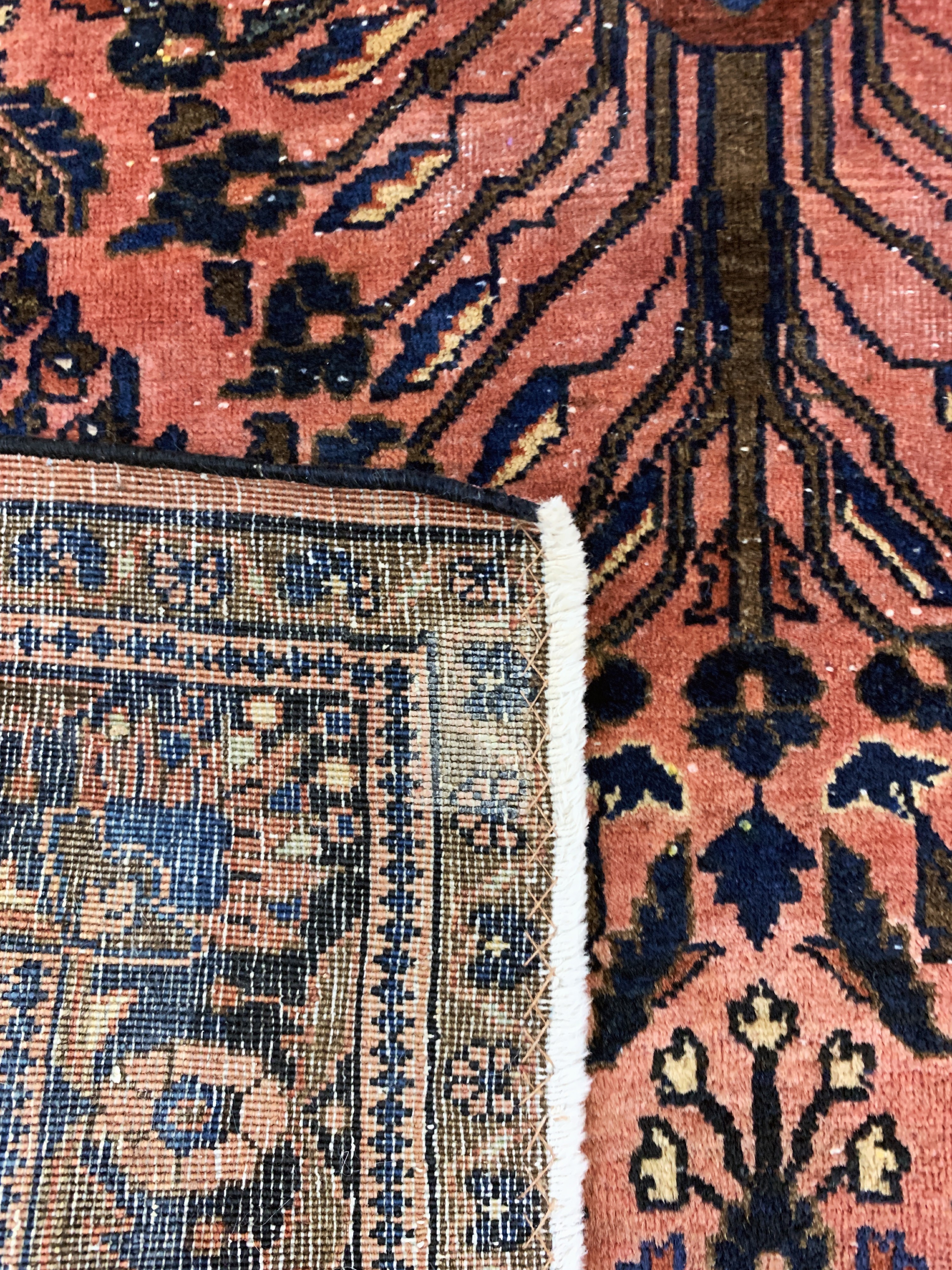 Detail d: Us Re-Import Sarogh, Persien, um 1900, Wolle auf Baumwolle, ca. 145 x 105 cm, EHZ: 3
