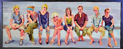 27035431k - Christine Reinckens, geb. 1962 Hannover, Skizze zu ´Variation des Wartens´, 2009, ...