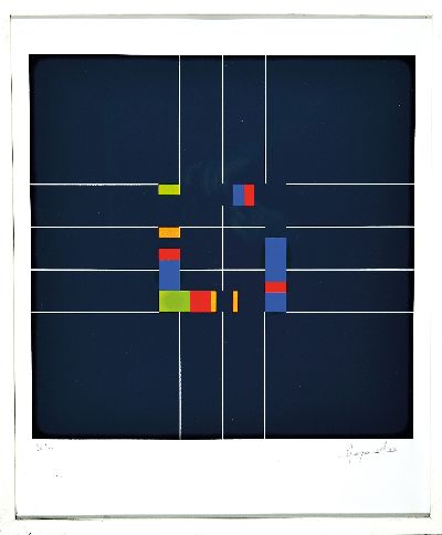 27035440k - Jean-Pierre Husquinet, geb. 1957 Ougree, Farbsiebdruck, ohne Titel, 1997, Ed. 92/100, ...