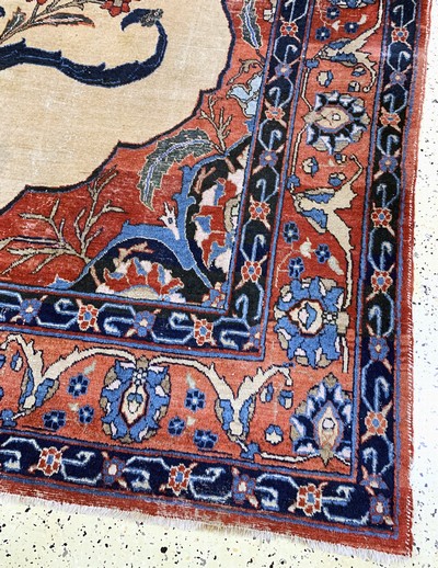 27035441a - Antiker Täbriz, Persien, um 1900, Wolle aufBaumwolle, ca. 390 x 280 cm, EHZ: 4 ...