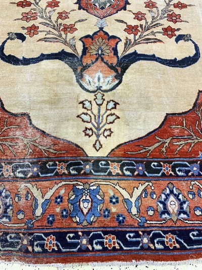 27035441c - Antiker Täbriz, Persien, um 1900, Wolle aufBaumwolle, ca. 390 x 280 cm, EHZ: 4 ...