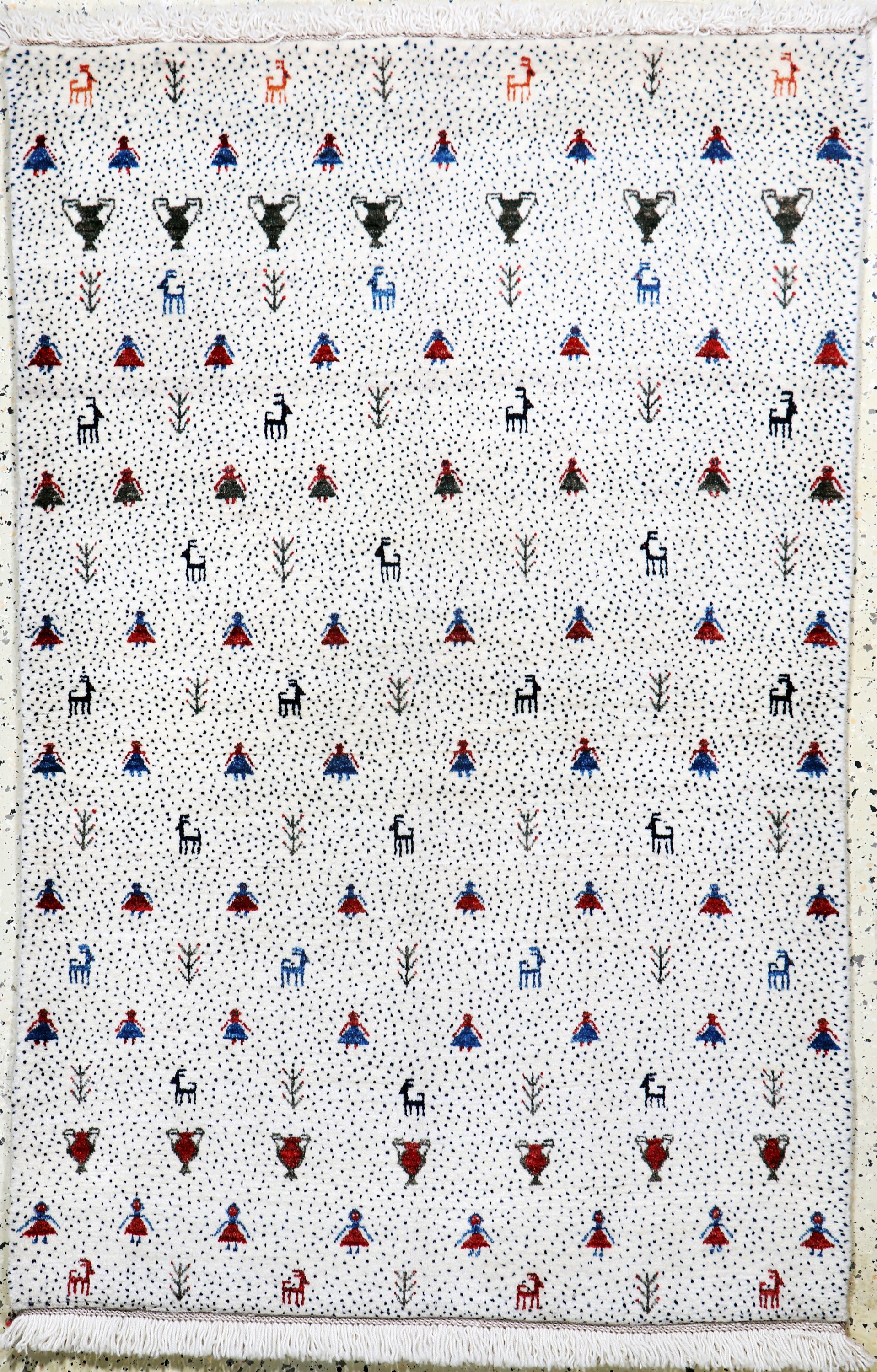 Image 27036412 - Gabbeh alt, Persien, ca. 50 Jahre, Wolle auf Wolle, ca. 160 x 103 cm Schätzpreis: 990, ...