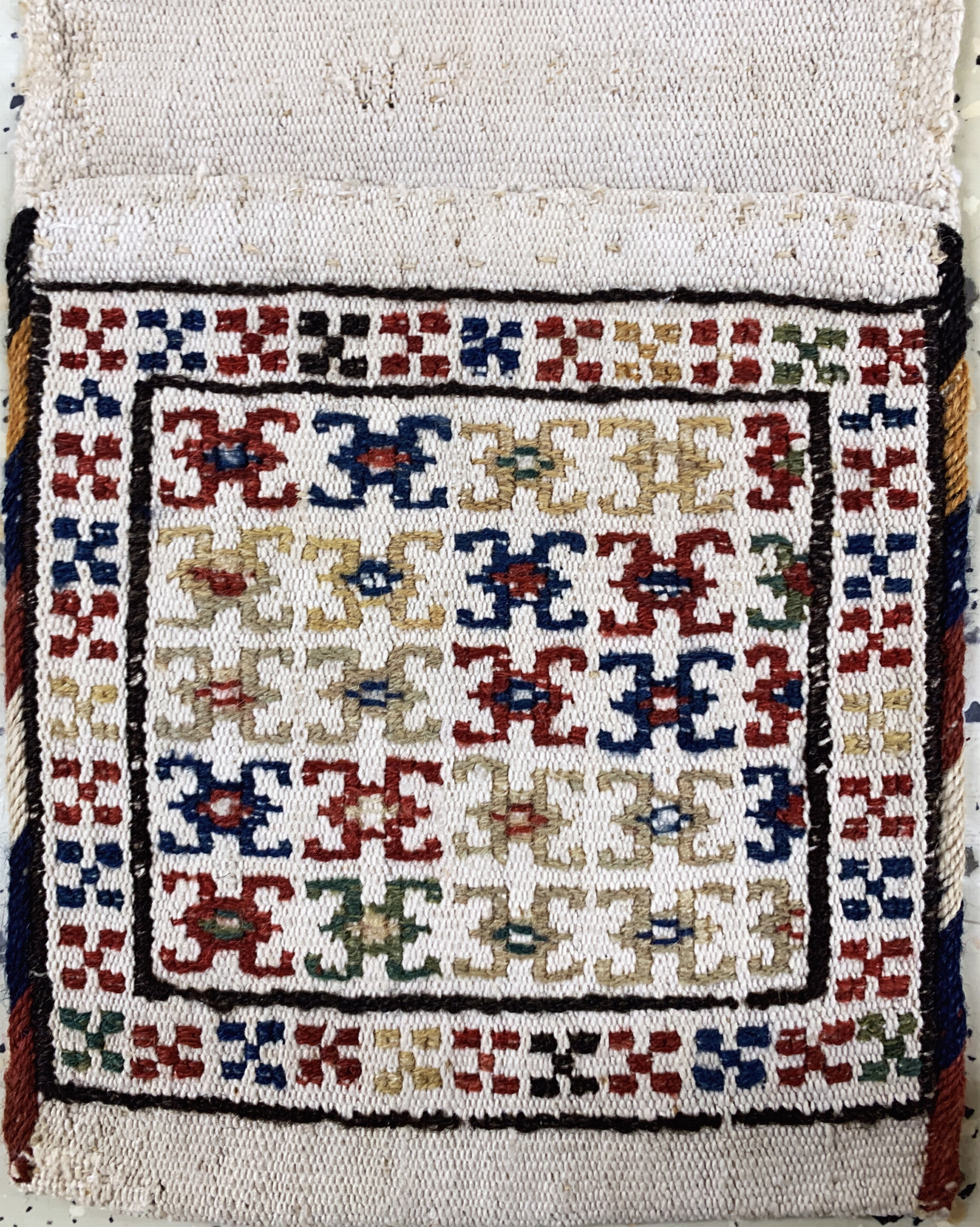 Detail f: Konvolut aus 6 Taschen, Persien, Anfang bisMitte 20.Jhd, Wolle auf Wolle, ca. 53 x 23 cm,EHZ: 2