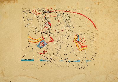 Image Salvador Dali, 1904-1989, Kaltnadelradierungmit Farbaquatinta auf Japan, ´Diane de ...