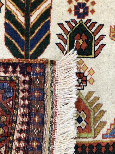 27036419f - Afschar, Persien, Ende 20.Jhd, Wolle auf Wolle, ca. 200 x 130 cm, EHZ: 2 Schätzpreis: ...