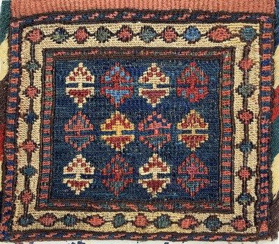 27036430e - Konvolut aus 6 Taschen, Persien, Anfang bisMitte 20.Jhd, Wolle auf Wolle, ca. 30 x 23 ...