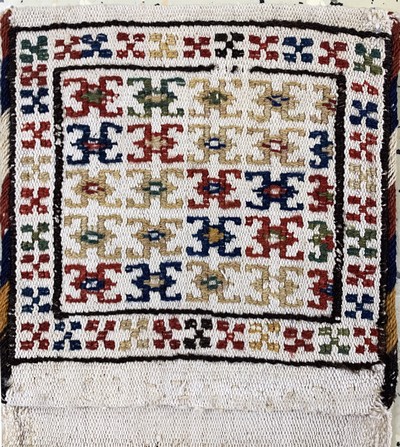 27036431e - Konvolut aus 6 Taschen, Persien, Anfang bisMitte 20.Jhd, Wolle auf Wolle, ca. 53 x 23 ...