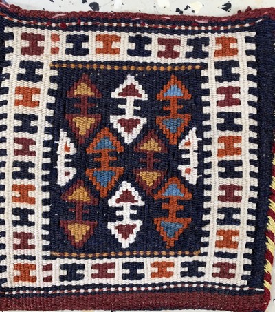 27036431h - Konvolut aus 6 Taschen, Persien, Anfang bisMitte 20.Jhd, Wolle auf Wolle, ca. 53 x 23 ...