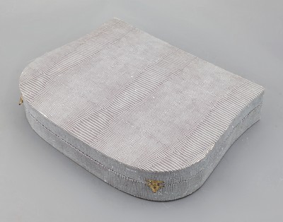 27036441b - Hairdressing set , silver 835, german, 1950/60s, comprised of: 1 mirror, 1 hair brush, 1 ...