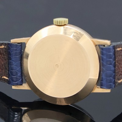 27036521c - JAEGER Damenarmbanduhr in RG 750/000, Frankreich/Schweiz um 1970, Handaufzug, 2-tlg. ...