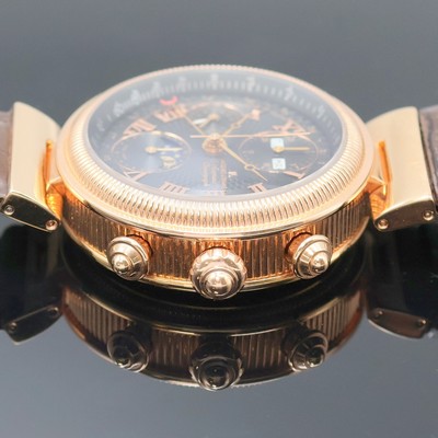 27036591d - JACQUES LEMANS vergoldeter Armbandchronograph mit Vollkalender Referenz 1-1217, Schweiz ...