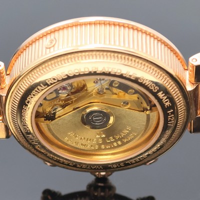 27036591f - JACQUES LEMANS vergoldeter Armbandchronograph mit Vollkalender Referenz 1-1217, Schweiz ...