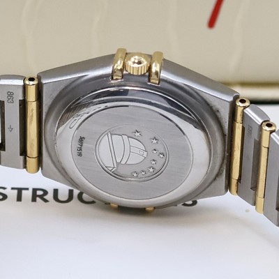 27036598d - OMEGA Constellation Damenarmbanduhr in Stahl/Gold mit Diamanten Referenz 766.1201, ...
