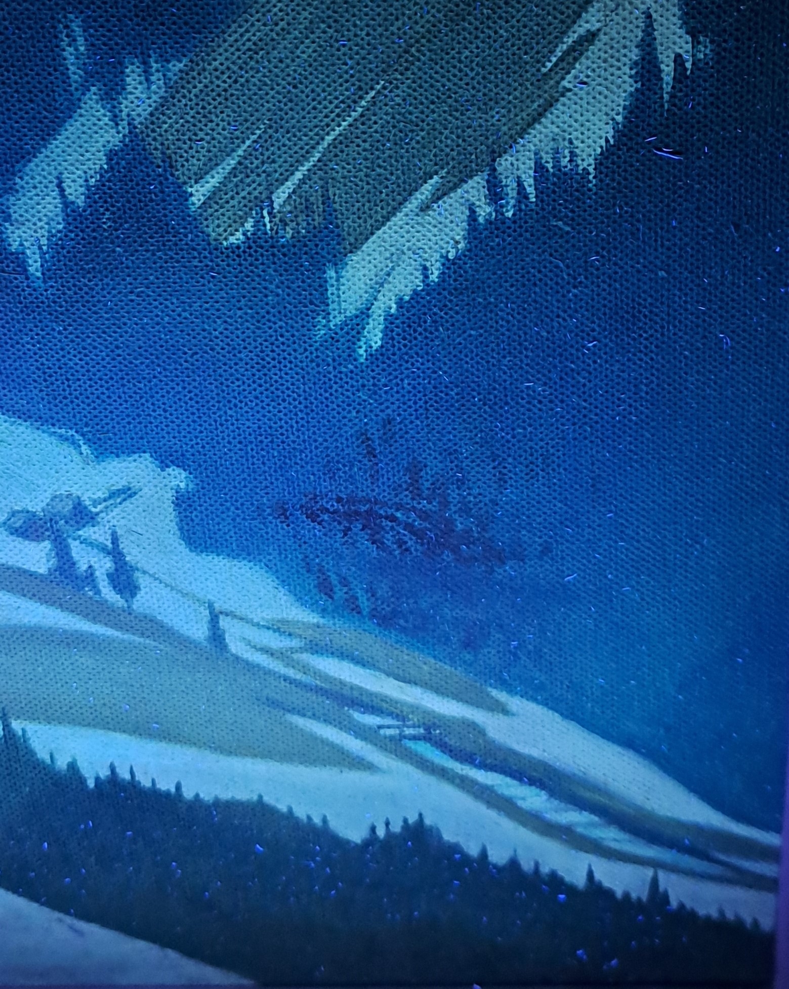 Detail h: Friedrich Iwan, 1889 Landeshut in Niederschlesien- 1967 Wangen im Allgäu, Verschneite Winterlandschaft im Riesengebirge mit Schneekoppe, Öl/Lwd, ...