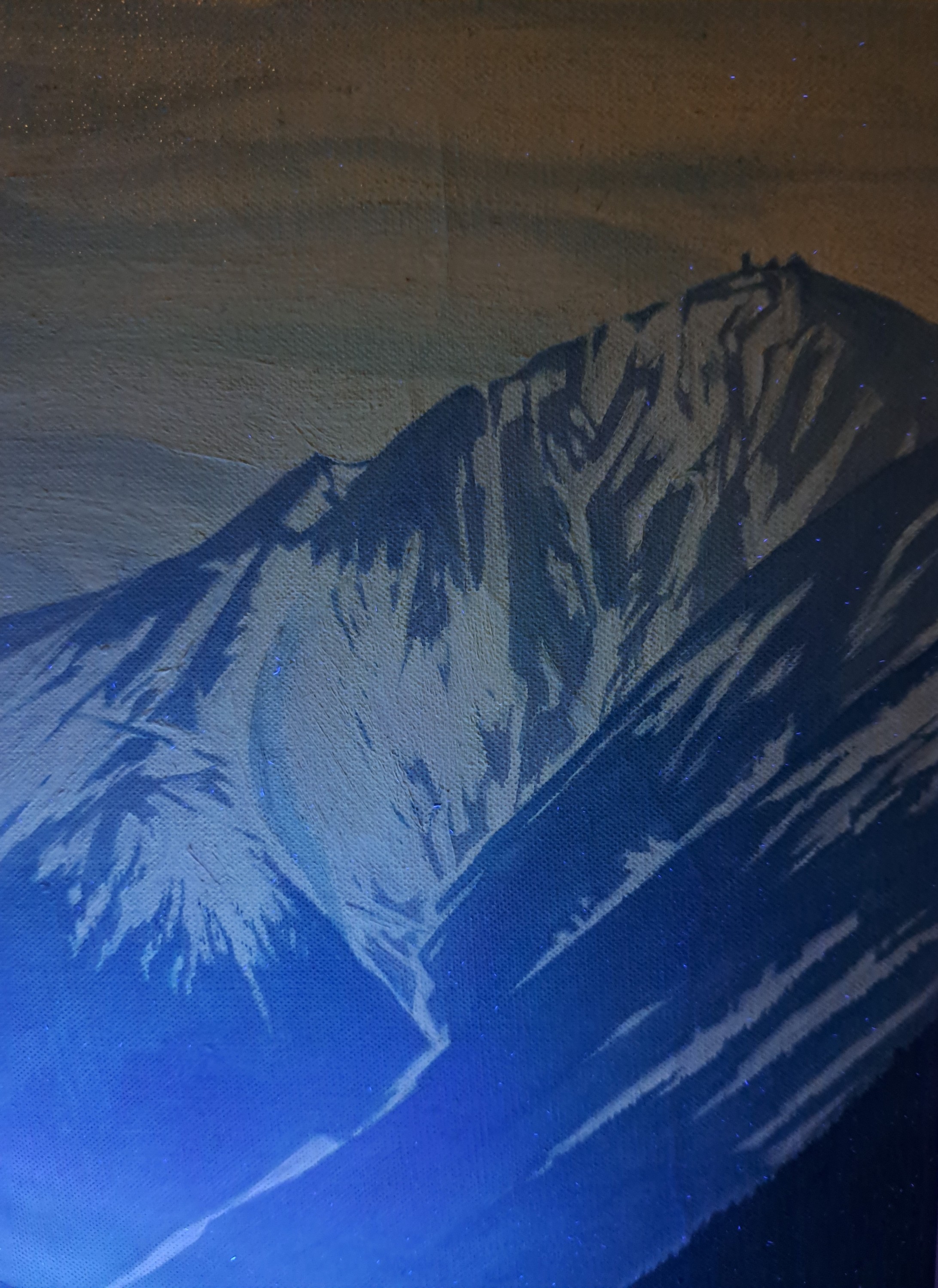 Detail i: Friedrich Iwan, 1889 Landeshut in Niederschlesien- 1967 Wangen im Allgäu, Verschneite Winterlandschaft im Riesengebirge mit Schneekoppe, Öl/Lwd, ...