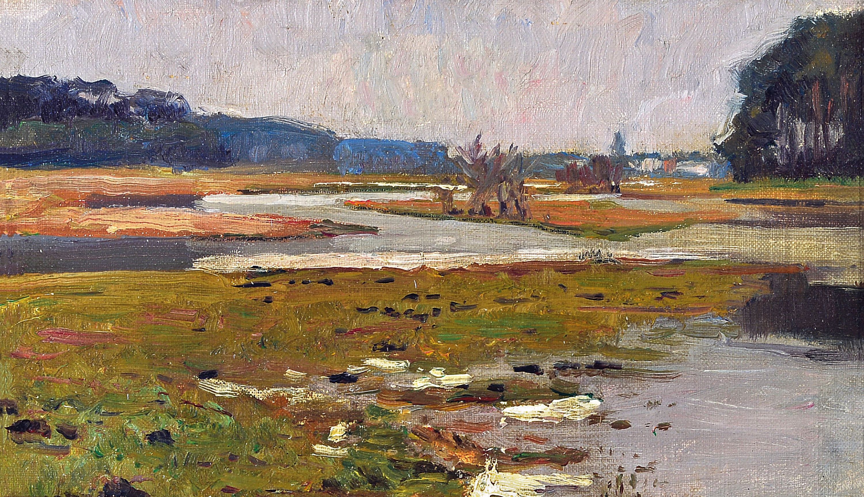 Image 27036730 - Zuschreibung: Paul Baum, 1859 Meissen-1932 San Gimignano, Studie wohl Dachauer ...