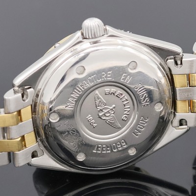 27036717e - BREITLING Lady J Damenarmbanduhr Referenz D52065, quarz, Edelstahl/Gold komb. inkl. ...