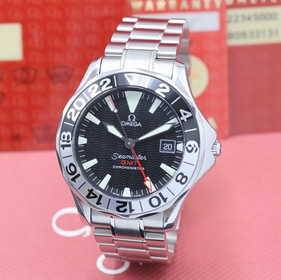 Image OMEGA Seamaster GMT ´50th anniversary´ Armbandchronometer Referenz 22345000, Automatik, ...