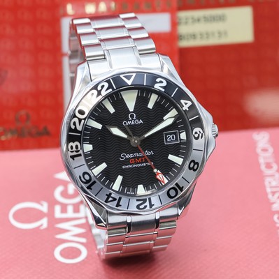 27036725a - OMEGA Seamaster GMT ´50th anniversary´ Armbandchronometer Referenz 22345000, Automatik, ...