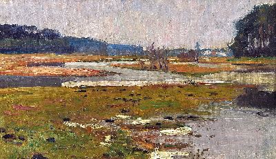 Image Attribution: Paul Baum, 1859 Meissen-1932 San Gimignano, study probably Dachau landscape, ...