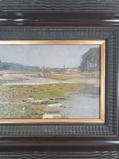 27036730b - Zuschreibung: Paul Baum, 1859 Meissen-1932 San Gimignano, Studie wohl Dachauer ...